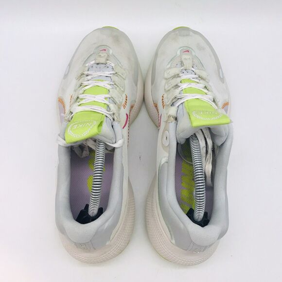 Nike React Escape Run White Barely Green Sneakers Women's 7 Lace Up DN2652-100 - Picture 6 of 15